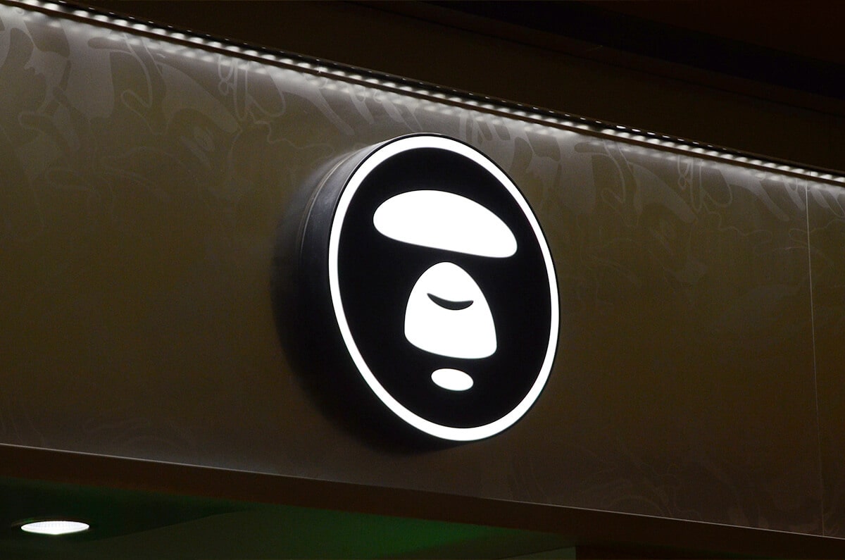 Backlit light box business signs