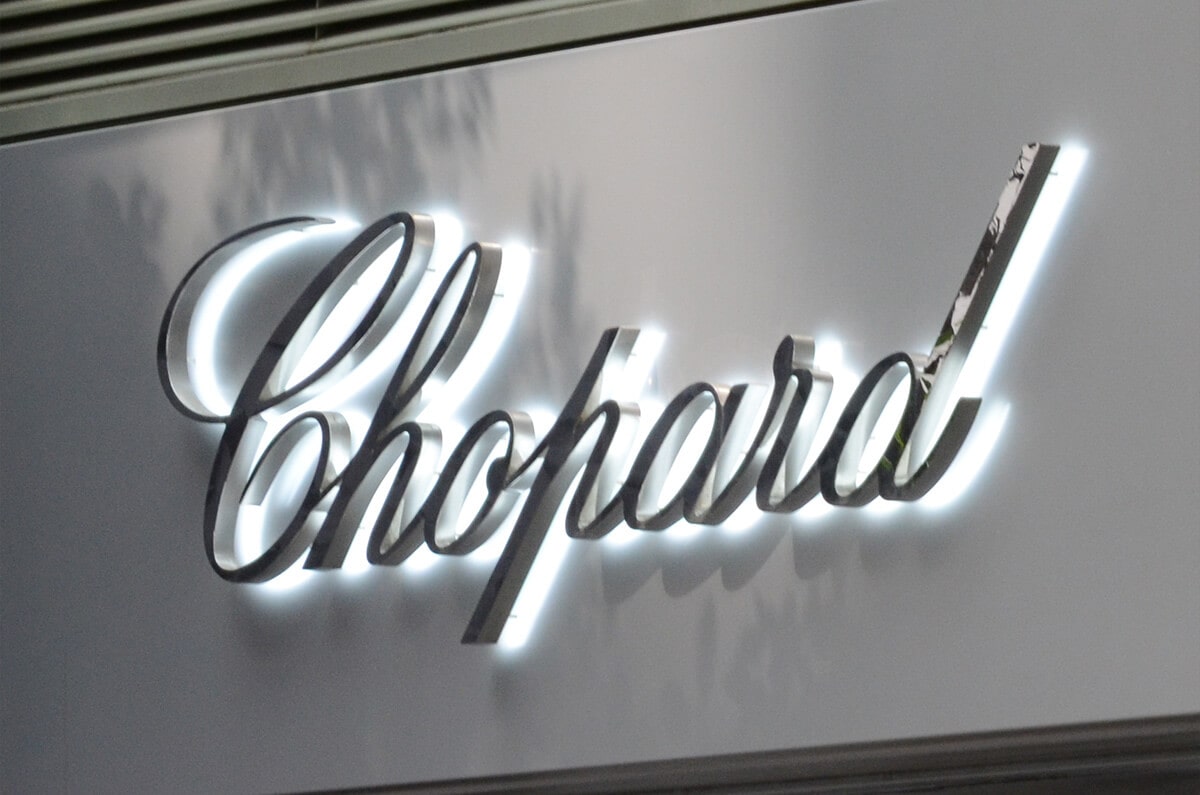 Outdoor classic backlit metal signs